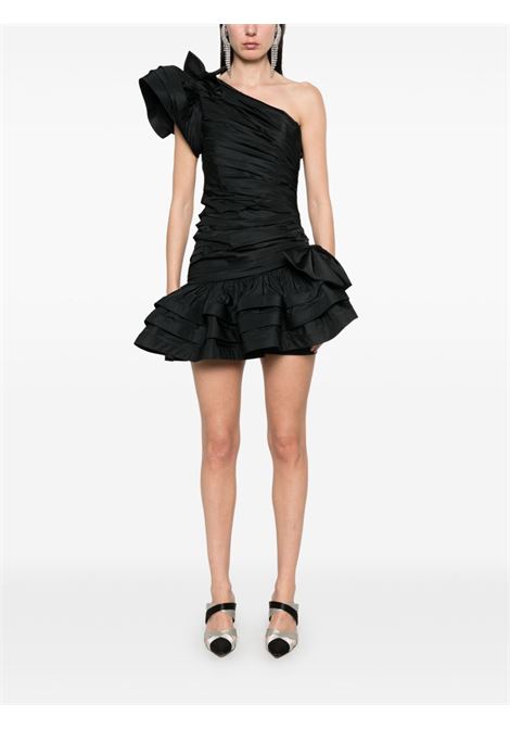 Black tafetta mini dress Alessandra Rich - women ALESSANDRA RICH | FABX4081F45020900